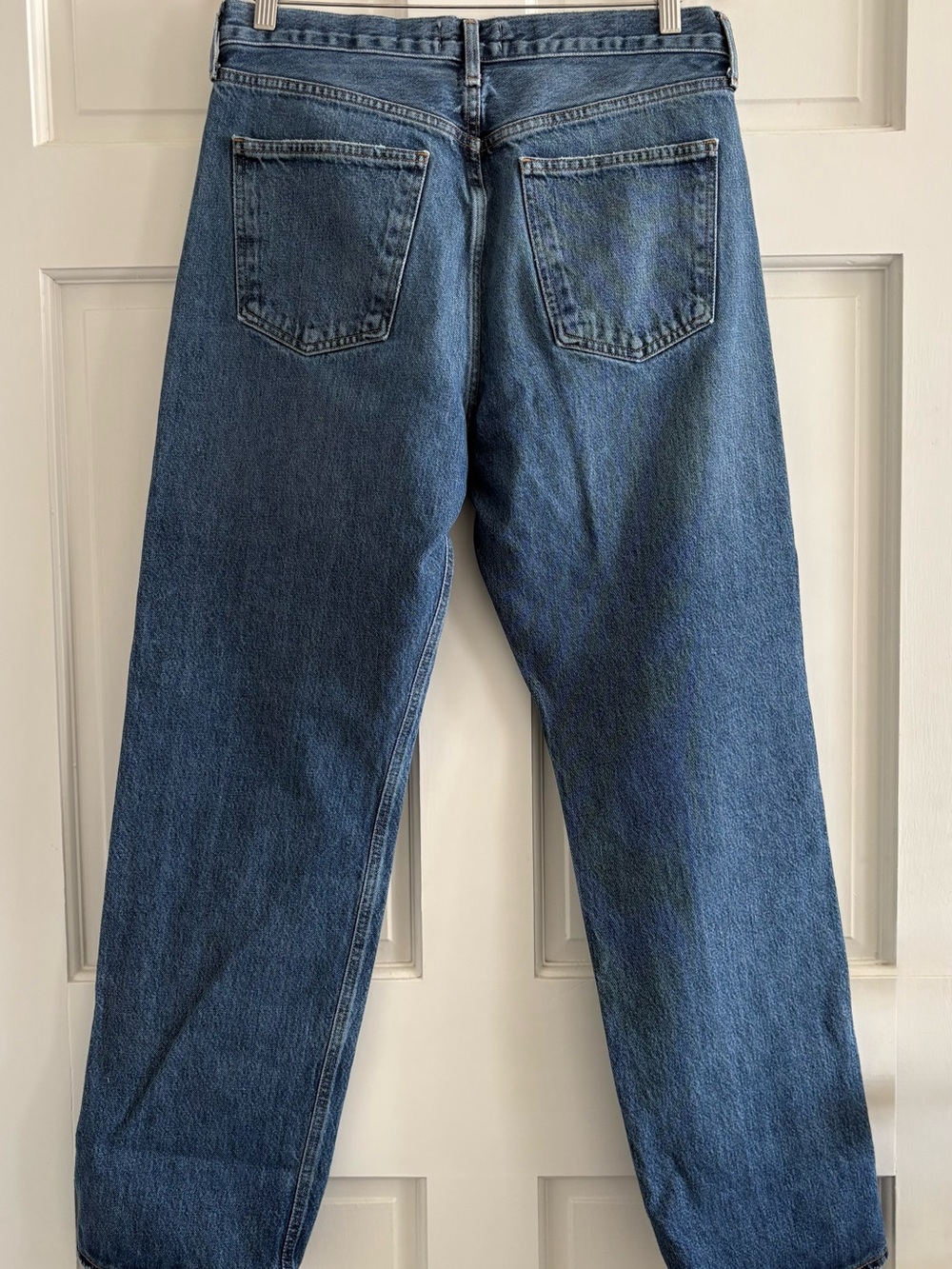 Agolde Fran Button-Fly Medium Wash Blue Jeans Size 28 - Picture 3 of 15